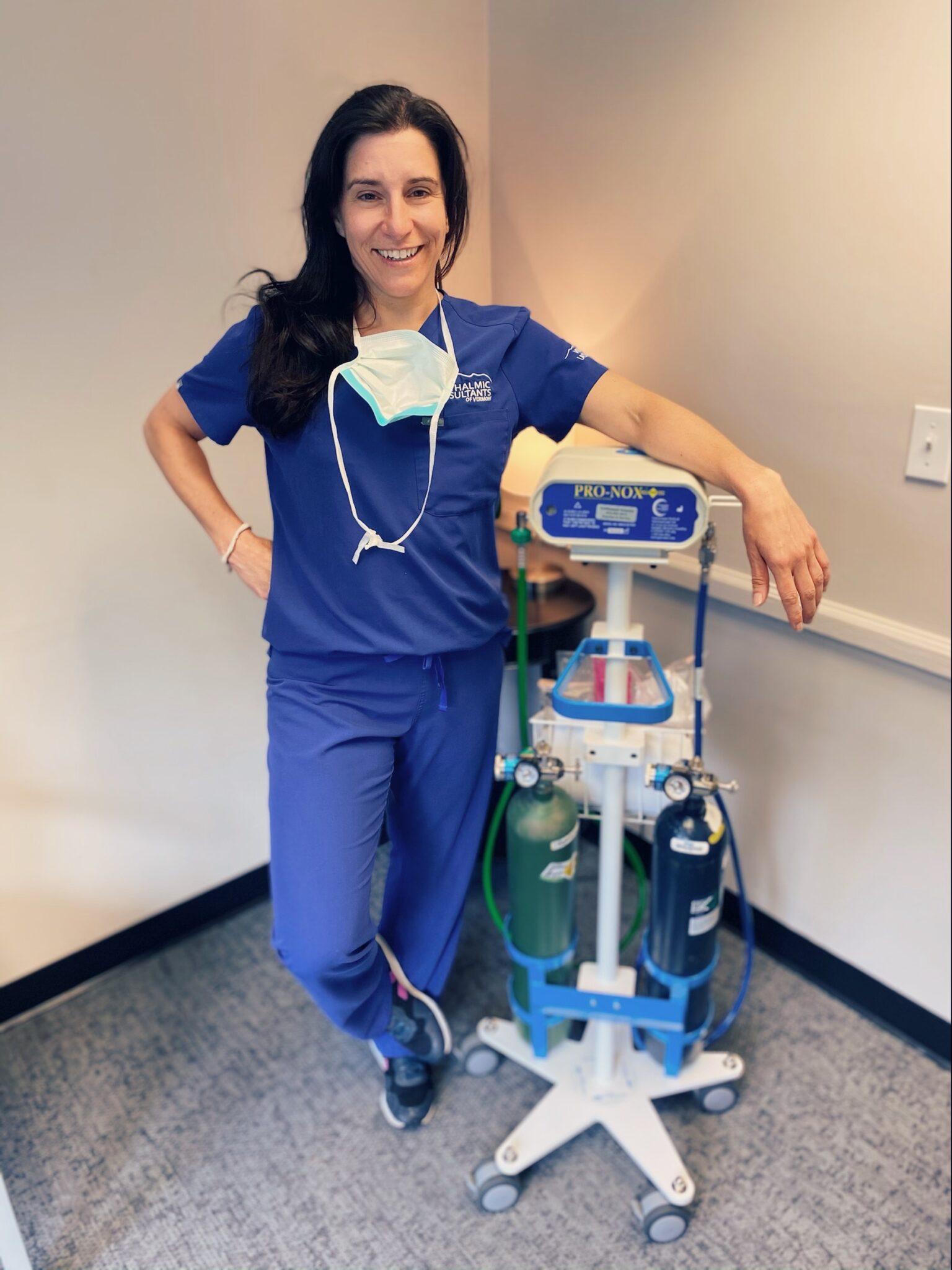 ProNox Nitrous Oxide System for Pain and Anxiety Relief Vermont Cosmetic Eye